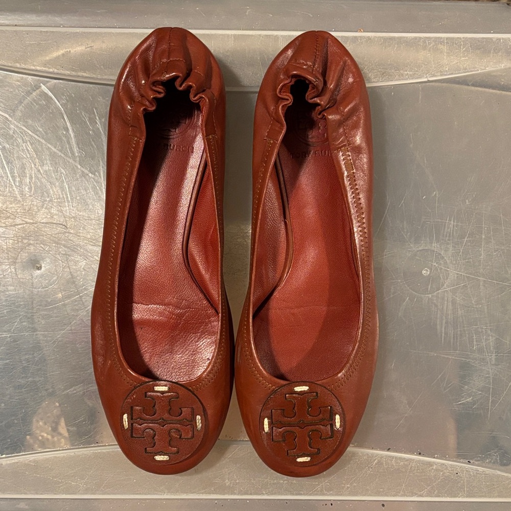 Tory Burch Women's Brown Leather Loafers
